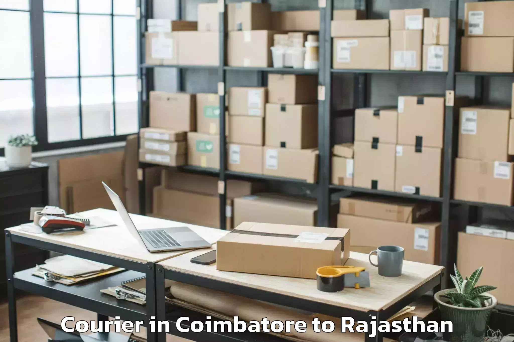 Easy Coimbatore to Bilara Courier Booking